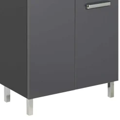 Breiter Badezimmer-Unterschrank in Anthrazit - Colistran