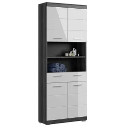 Breiter Hochschrank fürs Bad 74x191x31 cm - Nancys