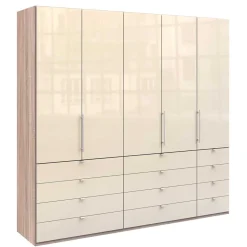 Breiter Kleiderschrank mit 12 Schubladen - Rativian