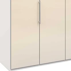 Breiter Schlafzimmerschrank in Cremefarben - Zidarie