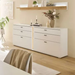 Breites Sideboard mit LED Beleuchtung - Racelyn