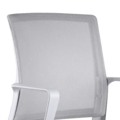 Büro Drehstuhl in Grau & Chrom - Albertoni