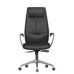 Büro Lederstuhl mit hoher Lehne - Sercan