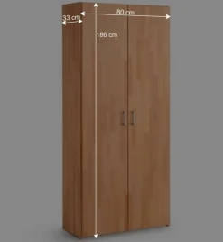 Büro Ordnerschrank aus Buche Massivholz - Bash