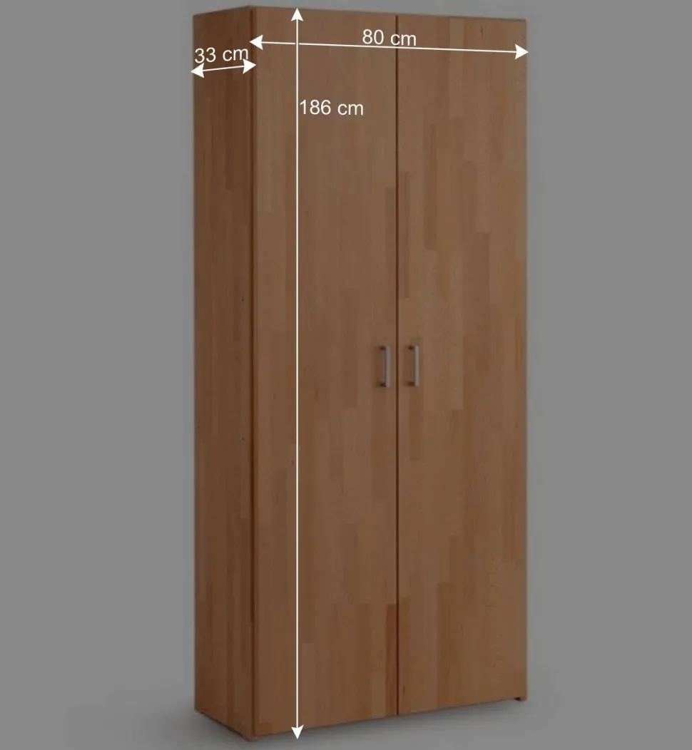 Büro Ordnerschrank aus Buche Massivholz - Bash