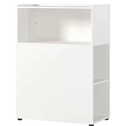 Büro Raumteiler Regal in Weiß - Sparkle