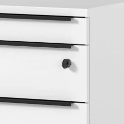 Büro Schreibtisch Rollcontainer in Weiß - Sparkle