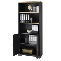 Büro Wohnwand im Landhaus Stil - Joe (dreiteilig)