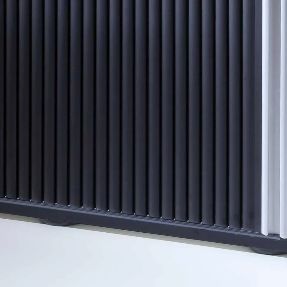 Büroschrank Ilatada in Schwarz