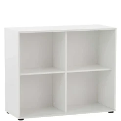 Büroschrank in Weiß & Wildeiche Dekor - Laganzo