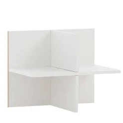 Büroschrank in Weiß & Wildeiche Dekor - Laganzo