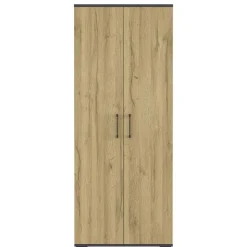 Büroschrank in Wildeiche & Dunkelgrau - Disgano