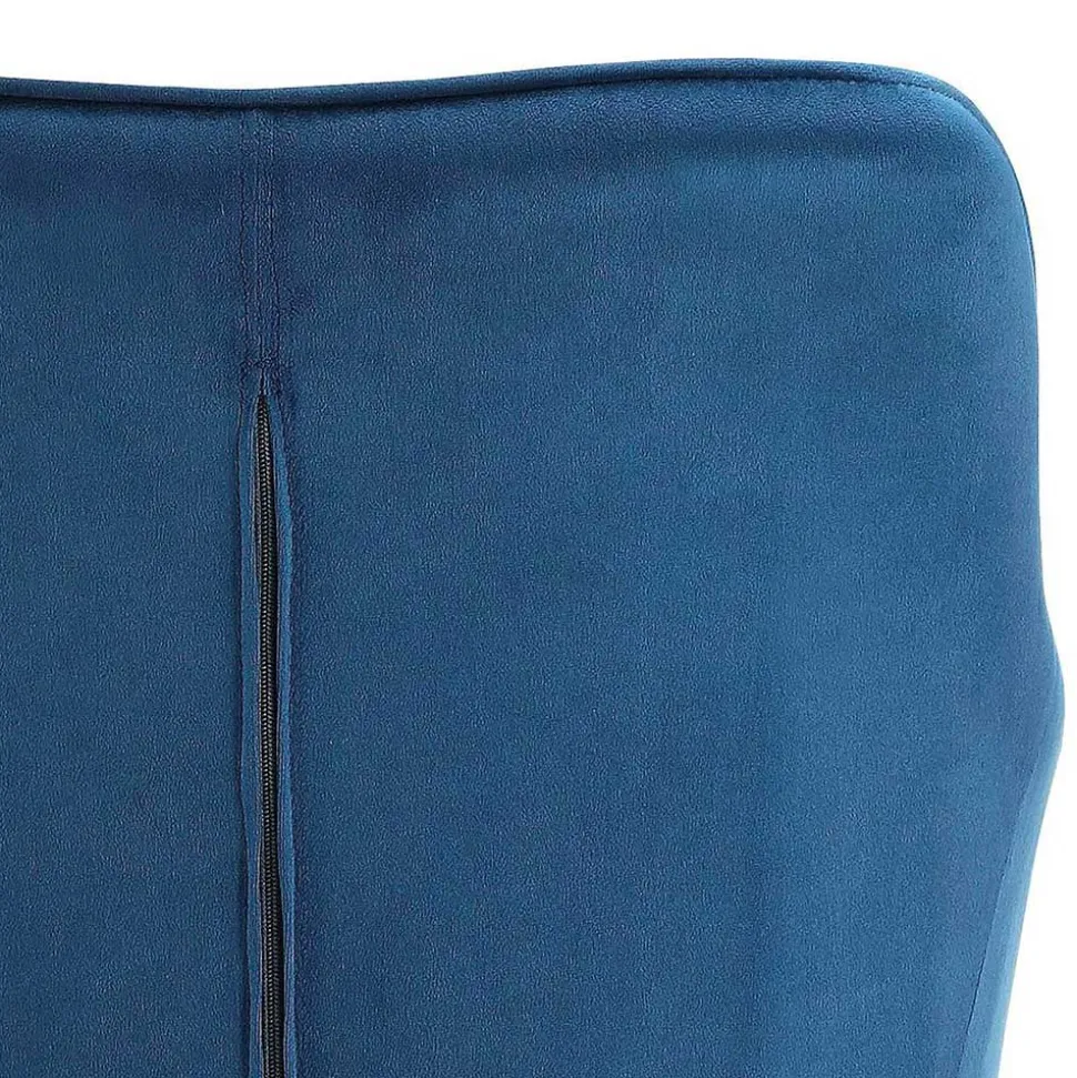 Bürostuhl in Blau mit Gold - Continento