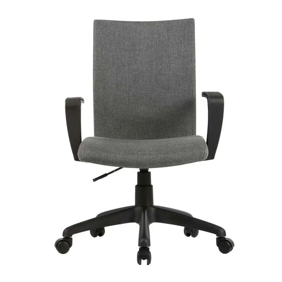 Bürostuhl in Grau mit Armlehnen - Lucasz