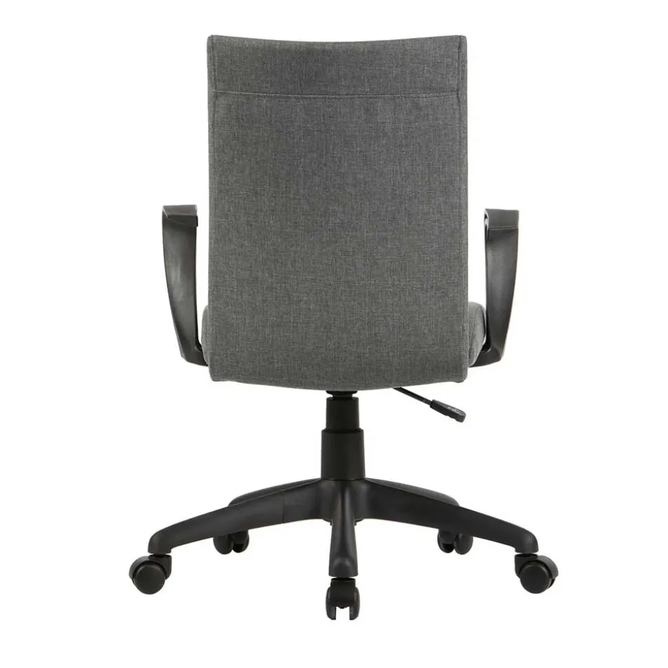 Bürostuhl in Grau mit Armlehnen - Lucasz