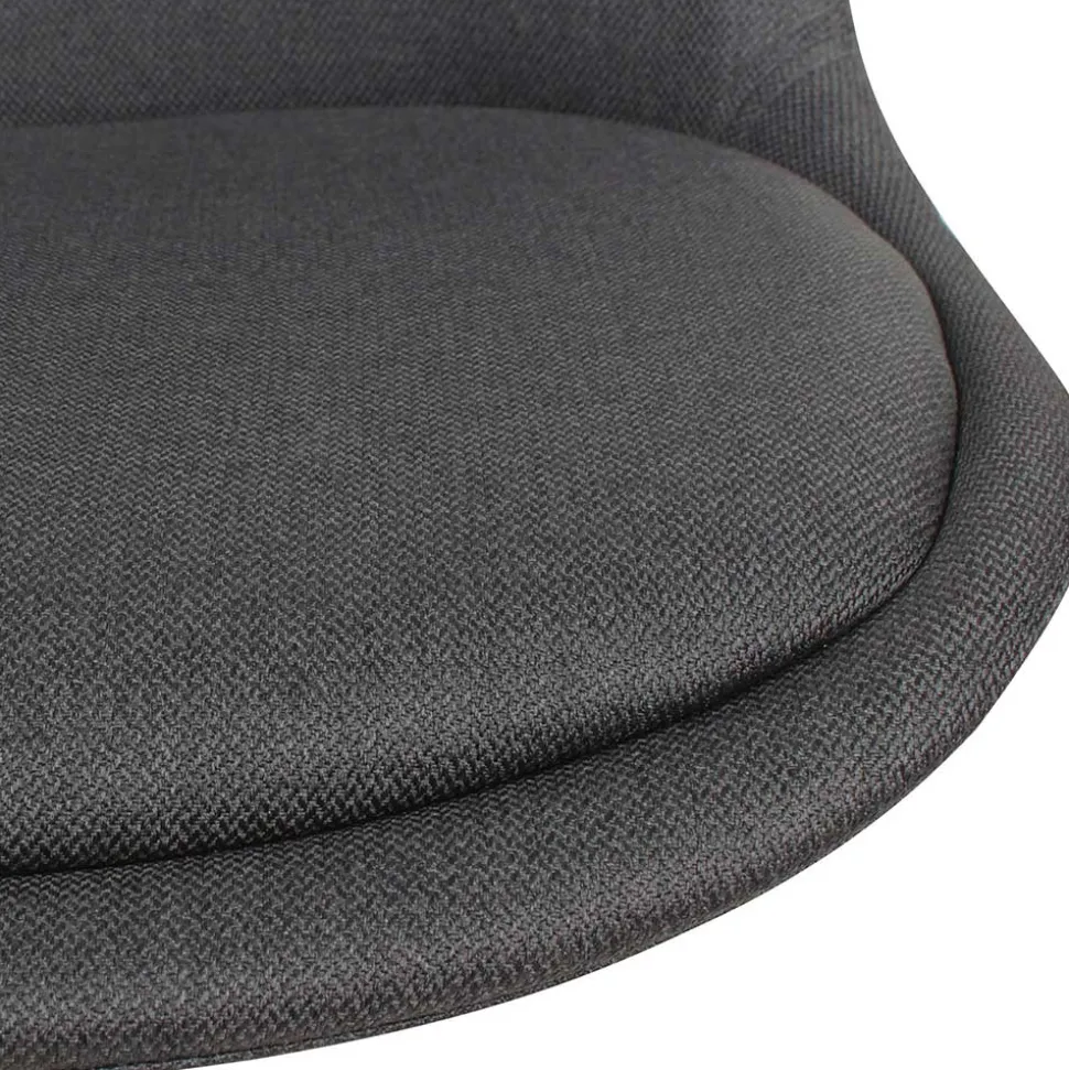 Bürostuhl in Schwarz & Chrom - Durioso