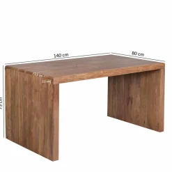 Bürotisch Drolivio aus Akazienholz