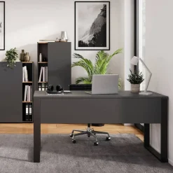 Bürotisch und Schränke Set - Casai (dreiteilig)