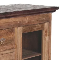 Brotschrank Mangato aus Teak Massivholz