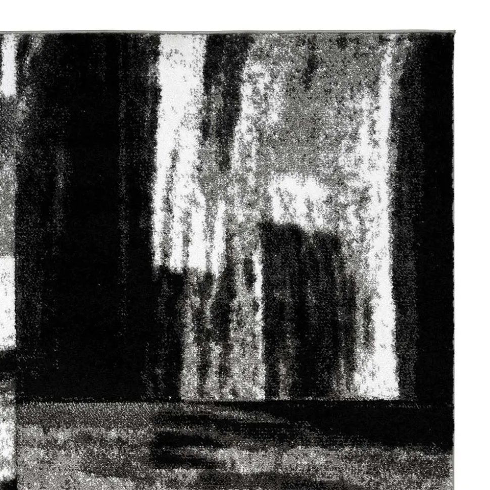 Brush Design Teppich in Grau und Schwarz - Naspar