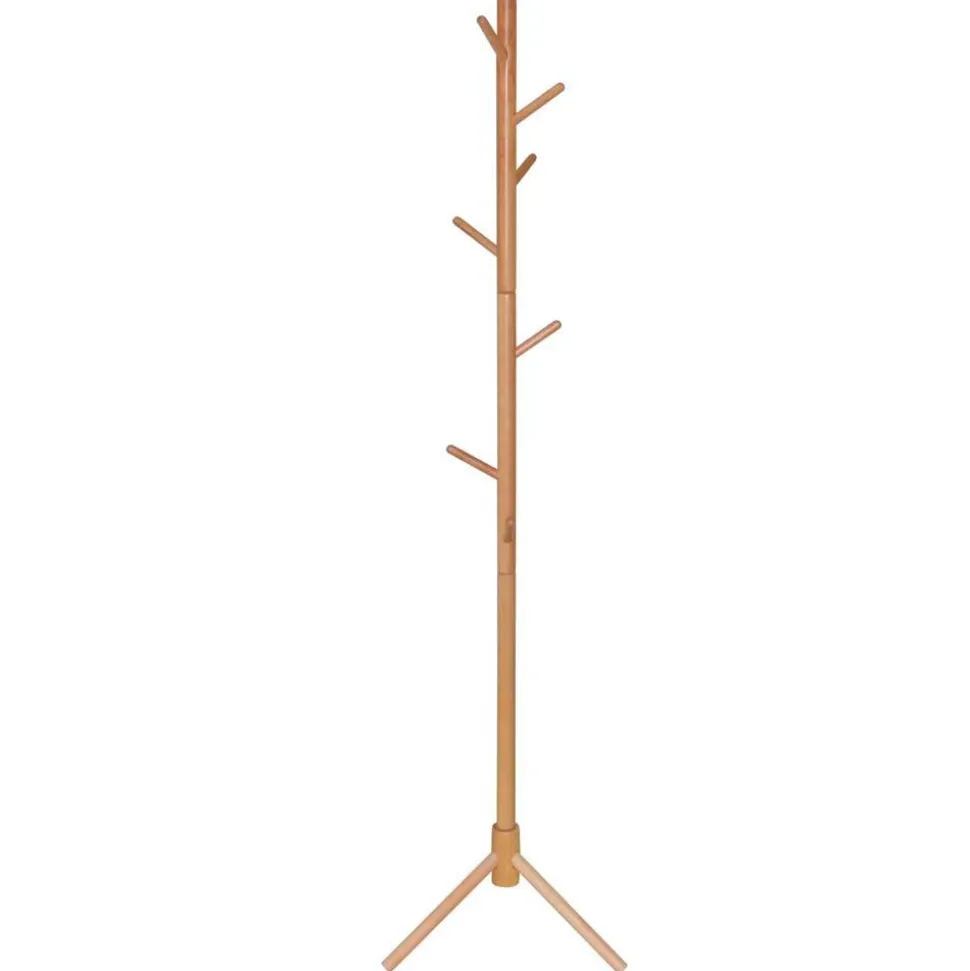 Buchenholz Garderobenständer in modernem Design - Lanaco