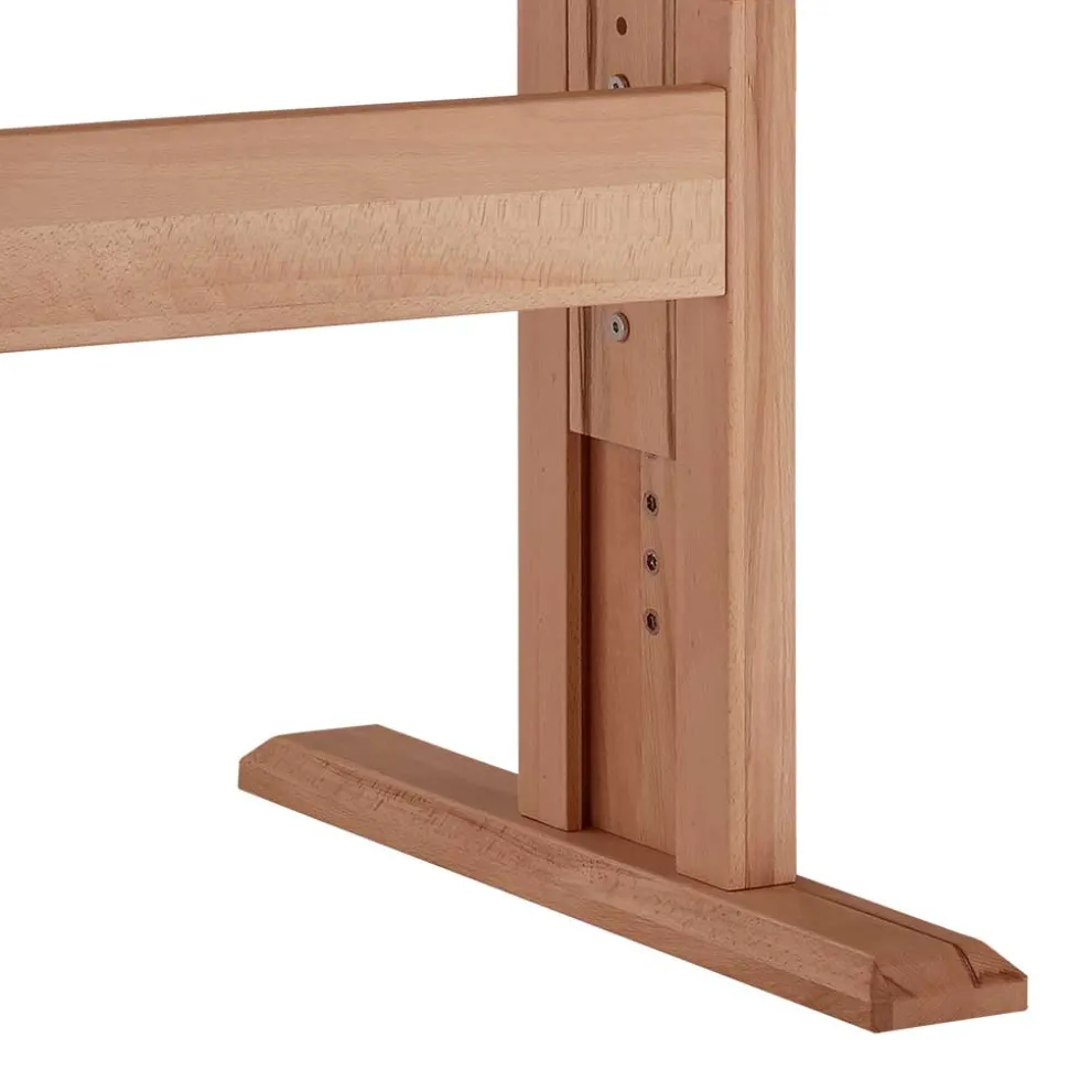 Buchenholz Schreibtisch höhenverstellbar per Raster - Bash