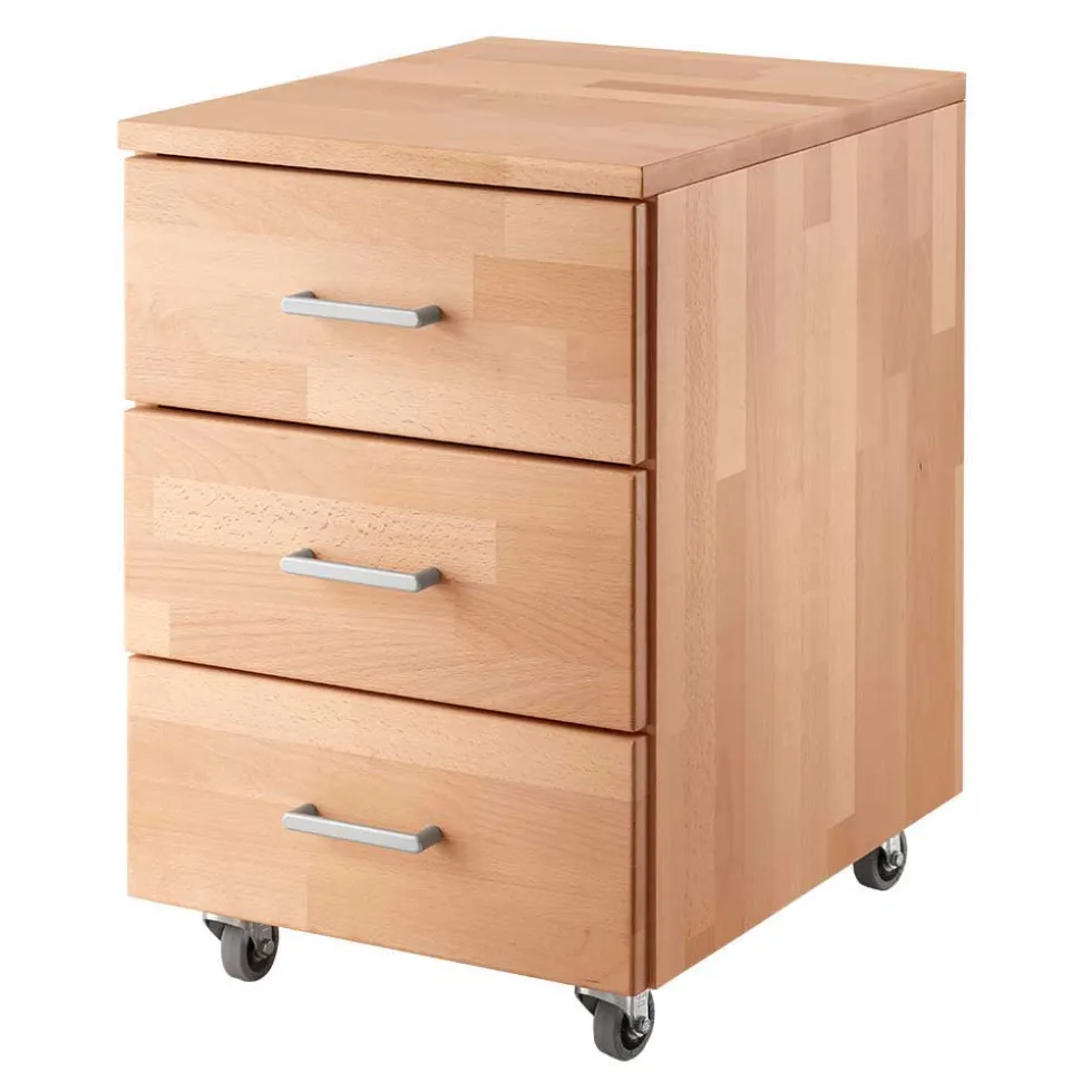 Buchenholz Schreibtisch höhenverstellbar per Raster - Bash