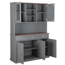 Buffetschrank in Grau & Braun - Nepplan