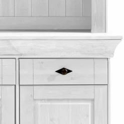 Buffetschrank Satumare in Weiß Kiefer teilmassiv