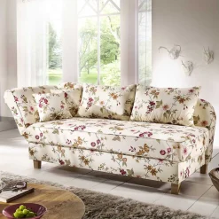 Chaiselongue mit Blumen Muster - Juanpico