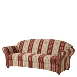 Chenille Landhaussofa mit Federkern - Comi