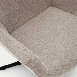 Chenille Loungesessel drehbar - Marocana