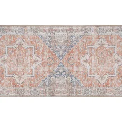 Chenille Läufer mit hellem Orient Muster - Kyoko