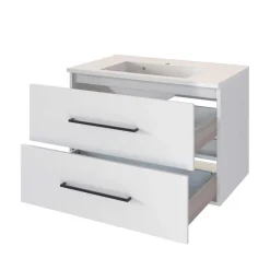 80cm Bad Waschplatz in Weiß - Maney