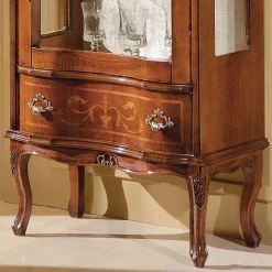 60cm breite Vitrine Barock Agosto 1-türig