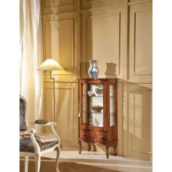 60cm breite Vitrine Barock Agosto 1-türig