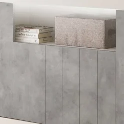 110cm breite Wohnzimmer Kommode zweifarbig - Niris