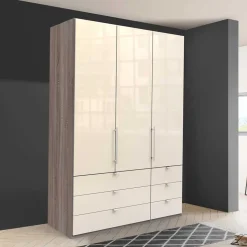 150cm breiter Kleiderschrank mit sechs Schubladen - Membres
