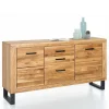 158cm Design Sideboard in Wildeiche teilmassiv - Arello