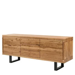 180cm Eiche Sideboard mit U-Gestell - Ventida