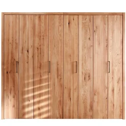 246cm Falttüren-Kleiderschrank Wildeiche - Mascadona