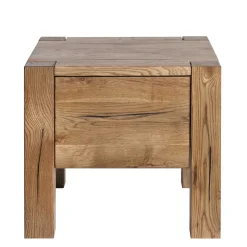 37cm hohe Nachtkommode aus Eiche Massivholz - Brave