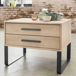 48cm hohe Nachtkommode zweifarbig - Licruva