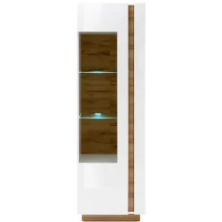 194cm hohe Vitrine zweifarbig - Myrda I