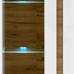 194cm hohe Vitrine zweifarbig - Myrda I