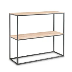 90cm hoher Konsolentisch mit zwei Ablagen - Emjara