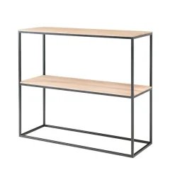 90cm hoher Konsolentisch mit zwei Ablagen - Emjara