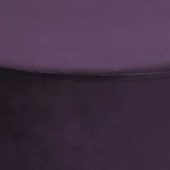 42cm hoher Rundhocker mit Samt in Violett - Elvadia