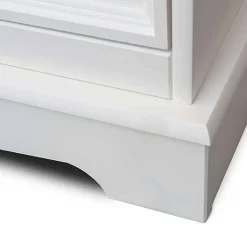 130cm Landhauskommode mit Glaseinsatz - Manipur