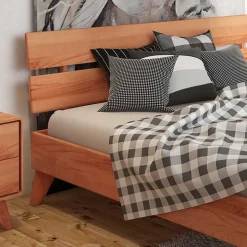 210cm langes Doppelbett Gestell aus Holz - Junola